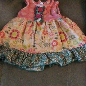 Dress Ricrac and Ruffle size 18 mo